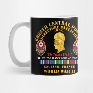 6888th Central Postal Directory Battalion - WWII w EU SVC Mug